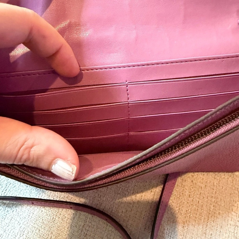Coach Anna Foldover Crossbody Clutch - Picture 7 of 8